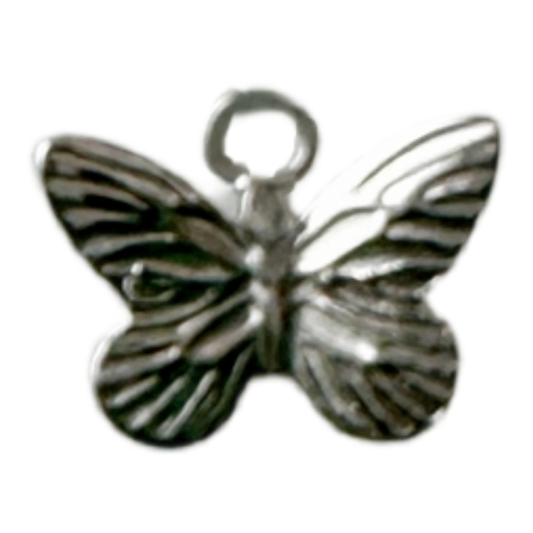 Silver Butterfly Charm
