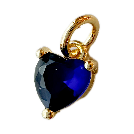 Blue Heart Charm