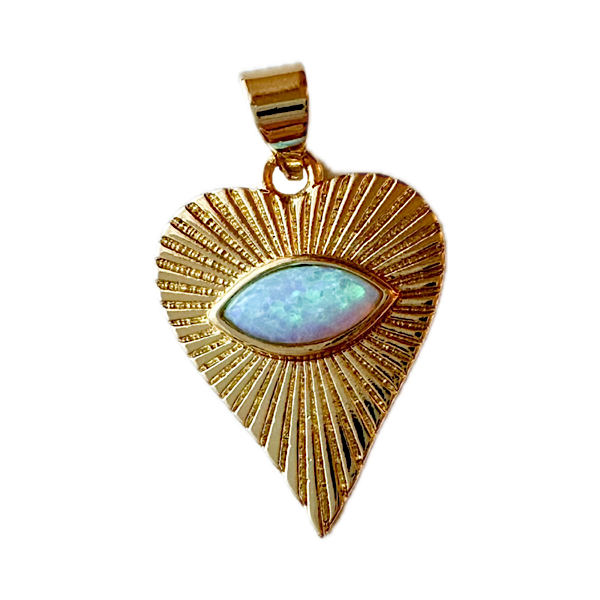 Blue Opal Evil Eye