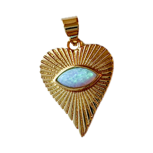 Blue Opal Evil Eye