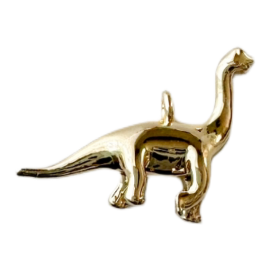 Golden Dino Charm