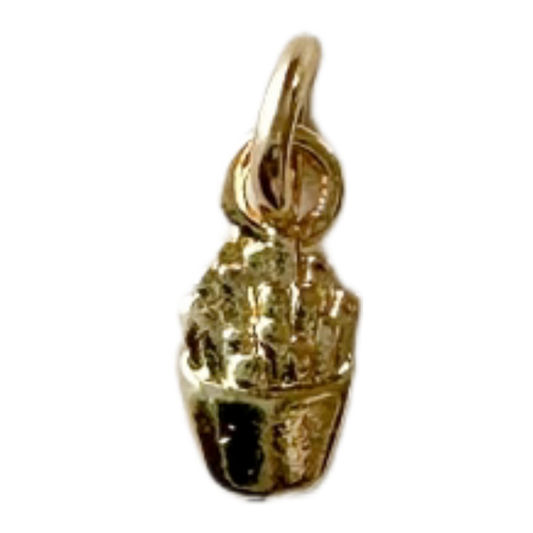Golden French Fries Charm