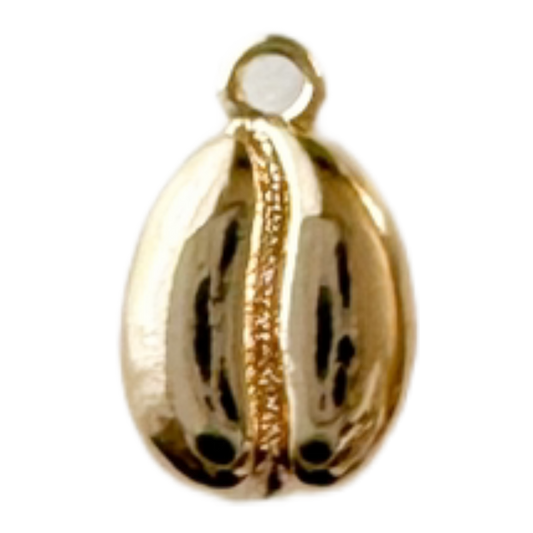 Golden Coffee Bean Charm