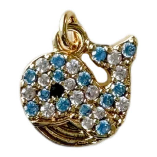 Sparkling Whale Charm