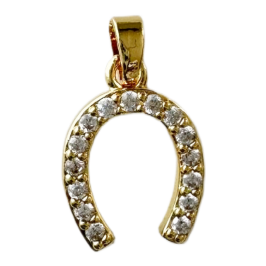 Starlit Luck Horseshoe Charm