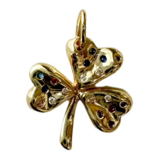 Lucky Bloom Clover Charm