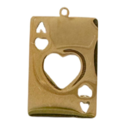 Gold Ace of Hearts