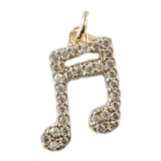 Music Notes Charm