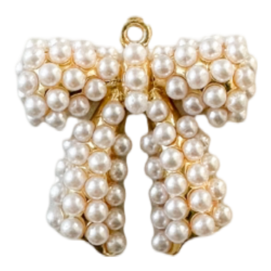 Pearly Bow Charm