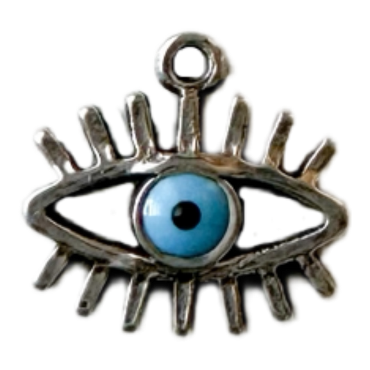 Silver Evil Eye Charm