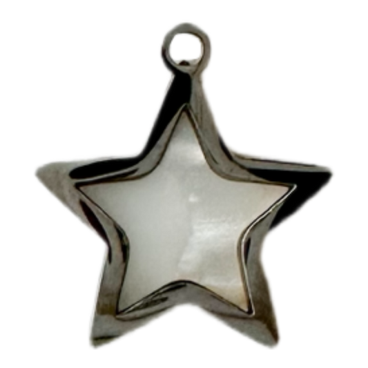 Silver Star Charm
