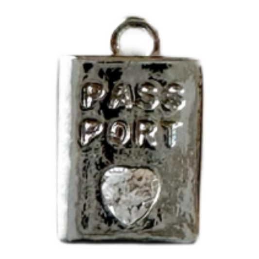 Silver Passport Charm