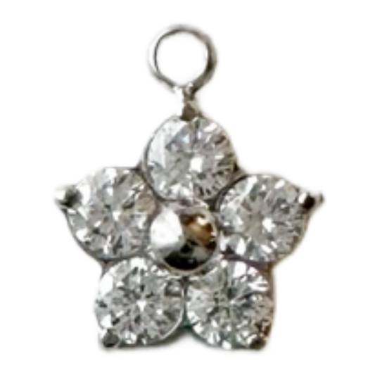 Crystal Blossom Charm