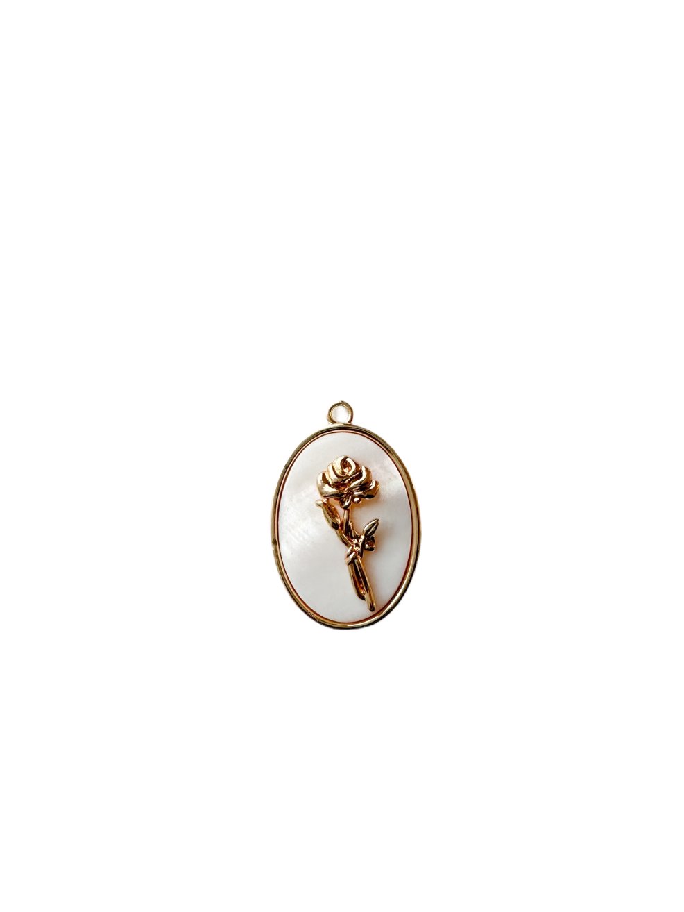 Oval Rose Pendant