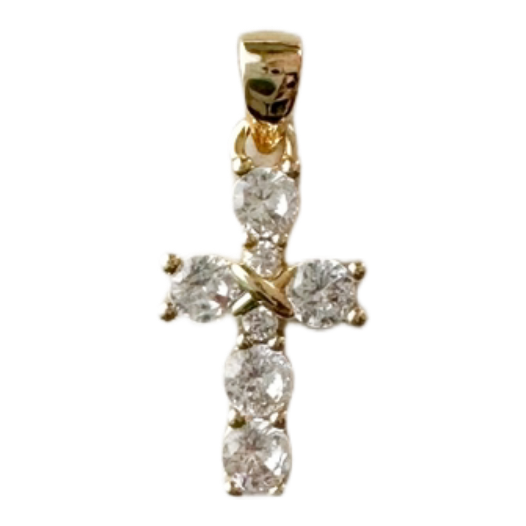 Crystal Cross Charm