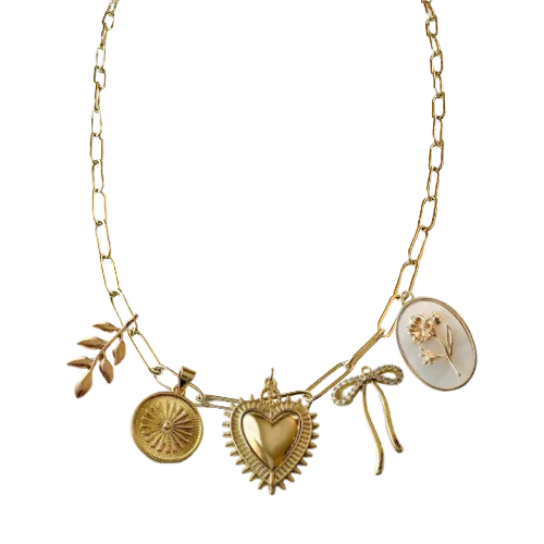 5 Charm Custom Necklace