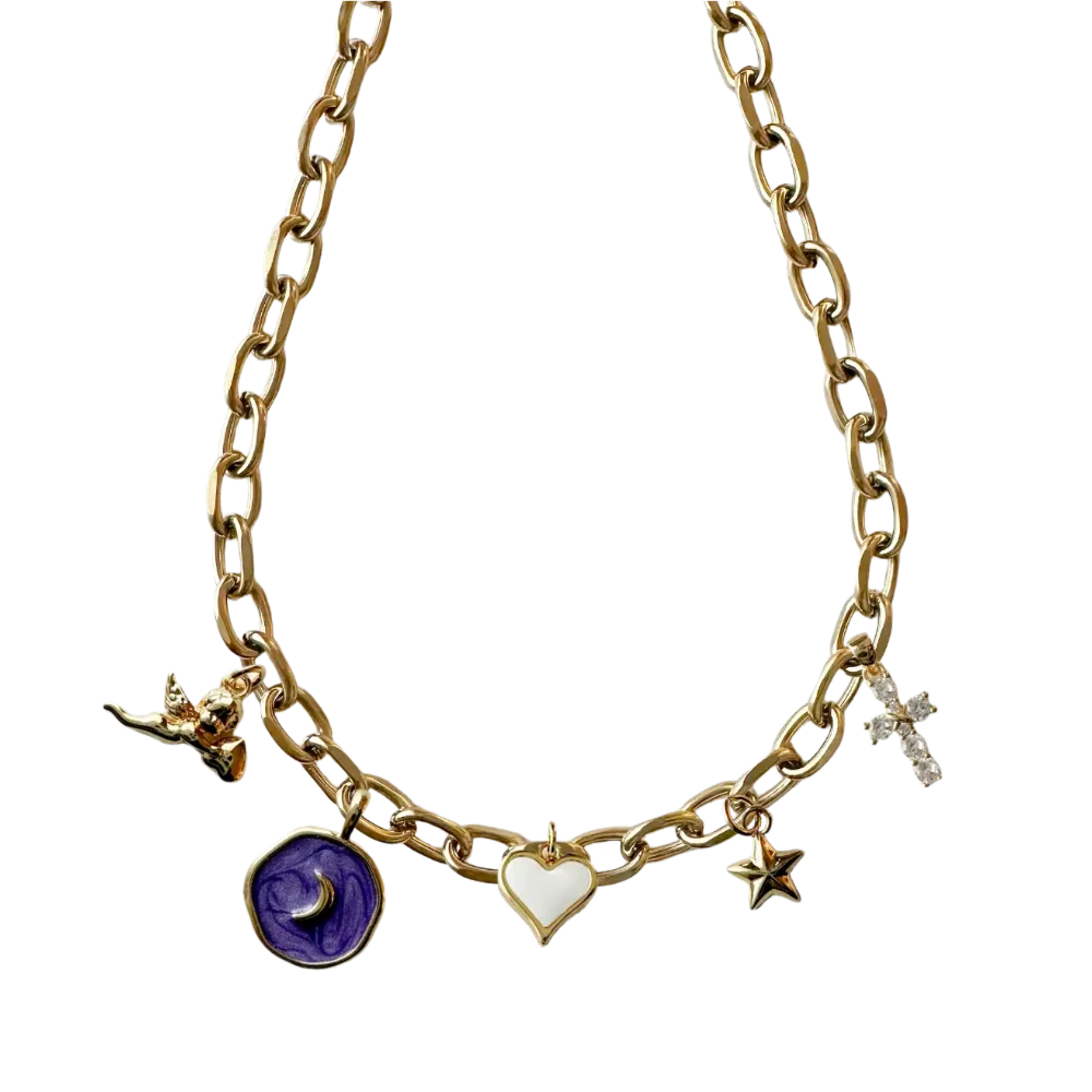 5 Charm Custom Necklace