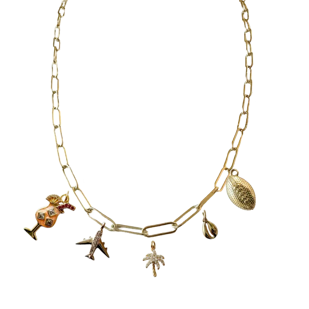 5 Charm Custom Necklace