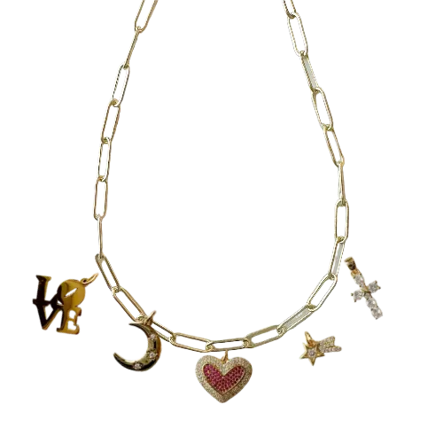 5 Charm Custom Necklace