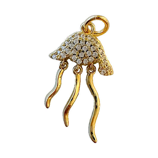 Jellyfish Pave Charm