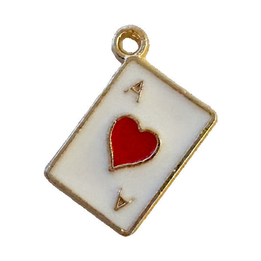 Ace of Hearts Charm