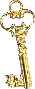 Vintage Skeleton Key Charm