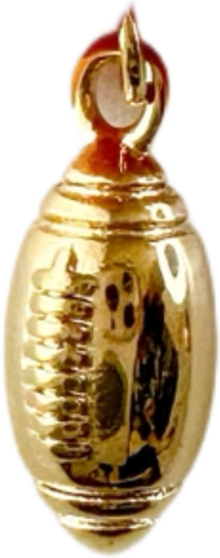 Gold Football Charm