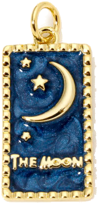 The Moon Tarot Charm