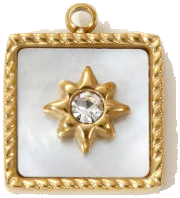 Mother of Pearl Star Charm