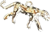 Prowling Leopard Charm in silver