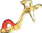 Red Sole Stiletto Charm