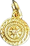 Starburst Coin Charm